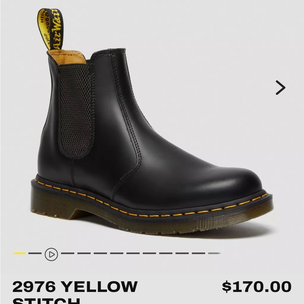 Dr. Martens Black Leather Boots
